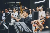 音無史哉（笙）（撮影：後藤武浩）