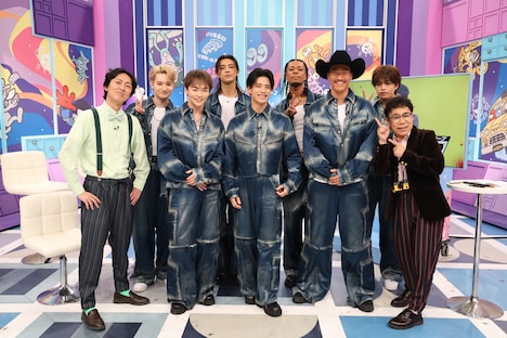 PSYCHIC FEVERとナインティナイン。©フジテレビ