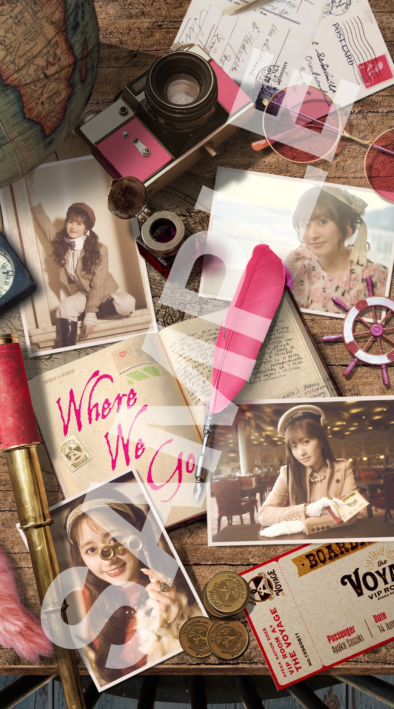 佐々木彩夏「Where We Go」Apple Music / Spotify特典待ち受け画像の