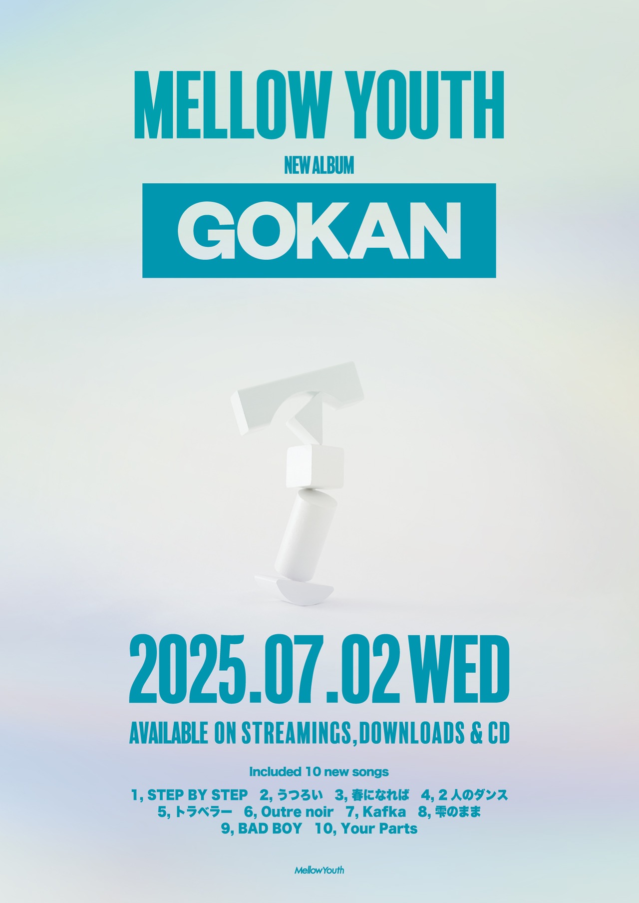 Mellow Youth「GOKAN」告知ビジュアル