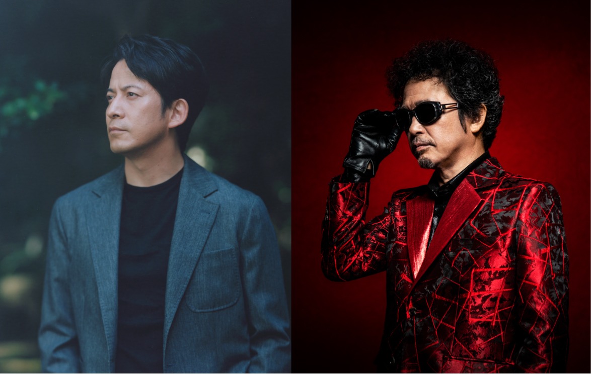 左から岡田准一、奥田民生。