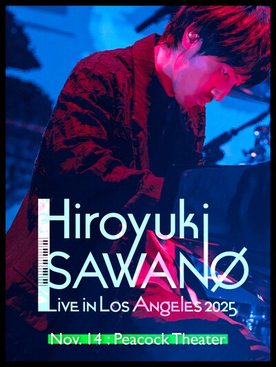 「Hiroyuki SAWANO Live in Los Angeles 2025」告知ビジュアル