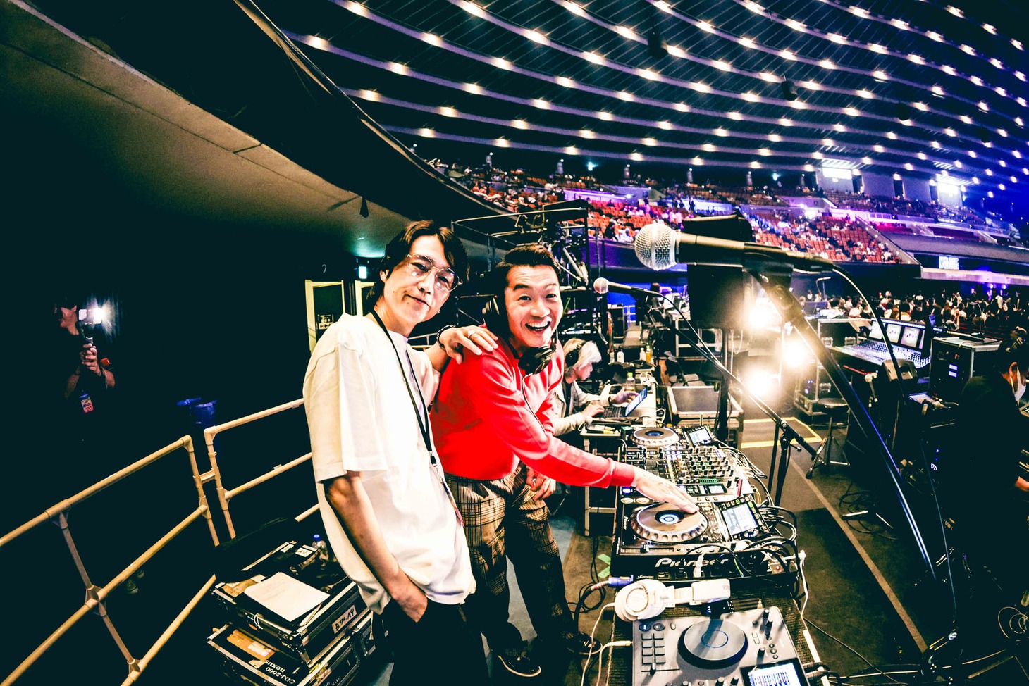 DJの様子。