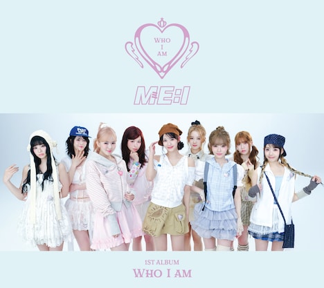 ME:I「WHO I AM」初回限定盤Bジャケット©LAPONE GIRLS