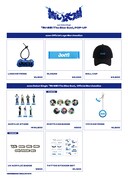 「青い太陽（The Blue Sun）」ポップアップにて販売されるグッズ。