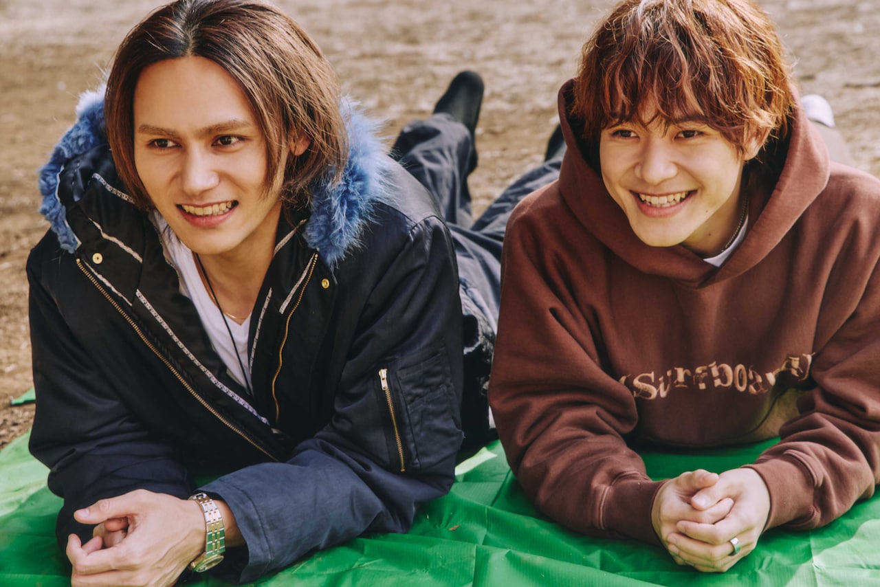 左から龍、岩谷翔吾。 - THE RAMPAGEが渋谷に集結！「16(R)OAD