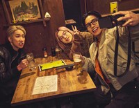 左から陣、山本彰吾、RIKU。