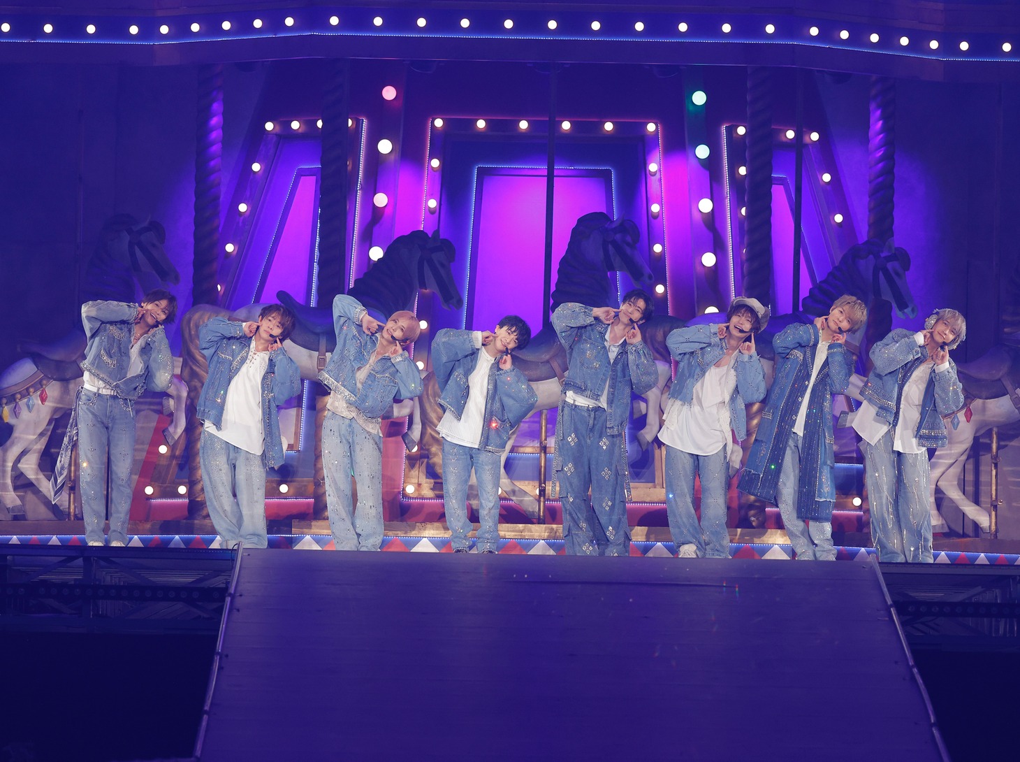 「Hey! Say! JUMP LIVE TOUR 2024-2025 H⁺」の様子。