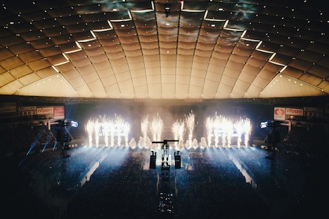 「UVERworld LIVE "EPIPHANY" at TOKYO DOME」の様子。