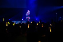 小林歌穂生誕ソロライブ「ぽーランド10!!!!!!!!!!」の様子。