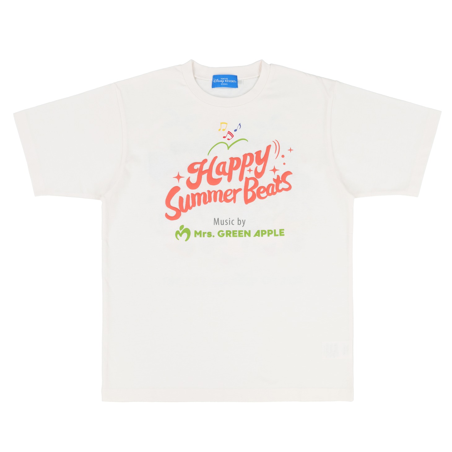 Mrs. GREEN APPLEとコラボレーションした「サマー・クールオフ at Tokyo Disney Resort」のTシャツ。©Disney