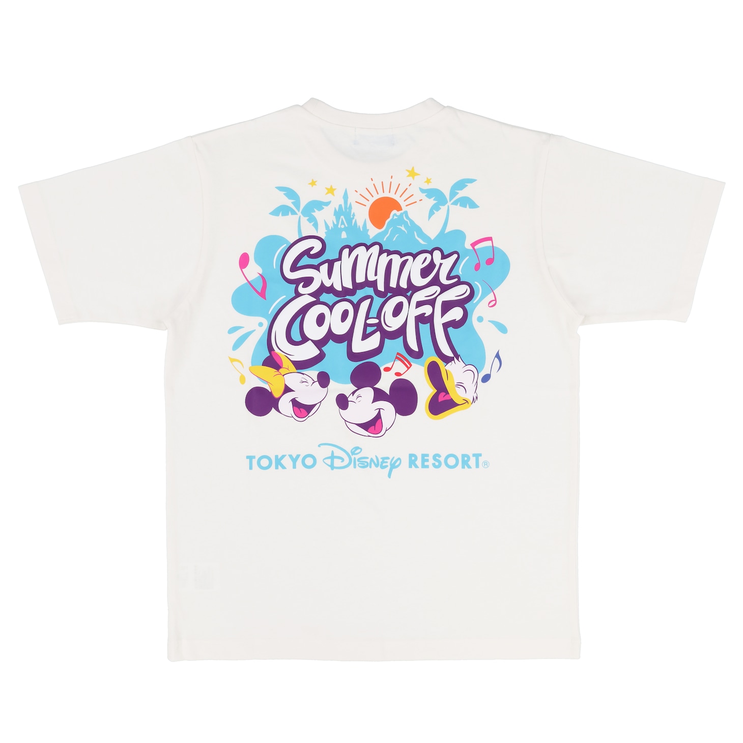 Mrs. GREEN APPLEとコラボレーションした「サマー・クールオフ at Tokyo Disney Resort」のTシャツ。©Disney