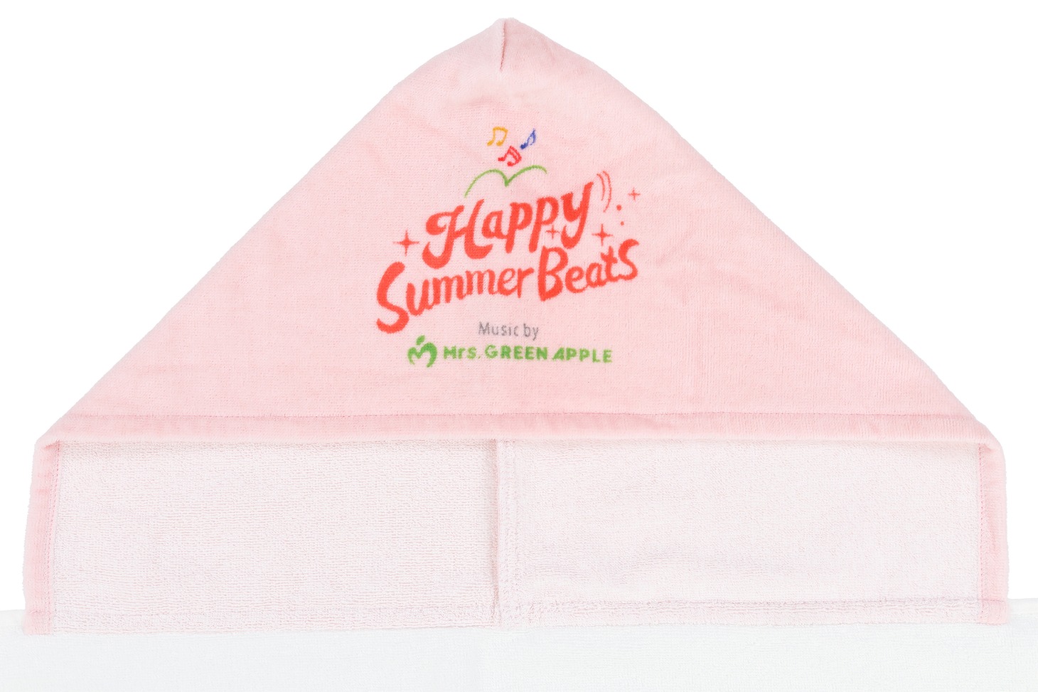 Mrs. GREEN APPLEとコラボレーションした「サマー・クールオフ at Tokyo Disney Resort」のフード付きタオルのフード部分。©Disney
