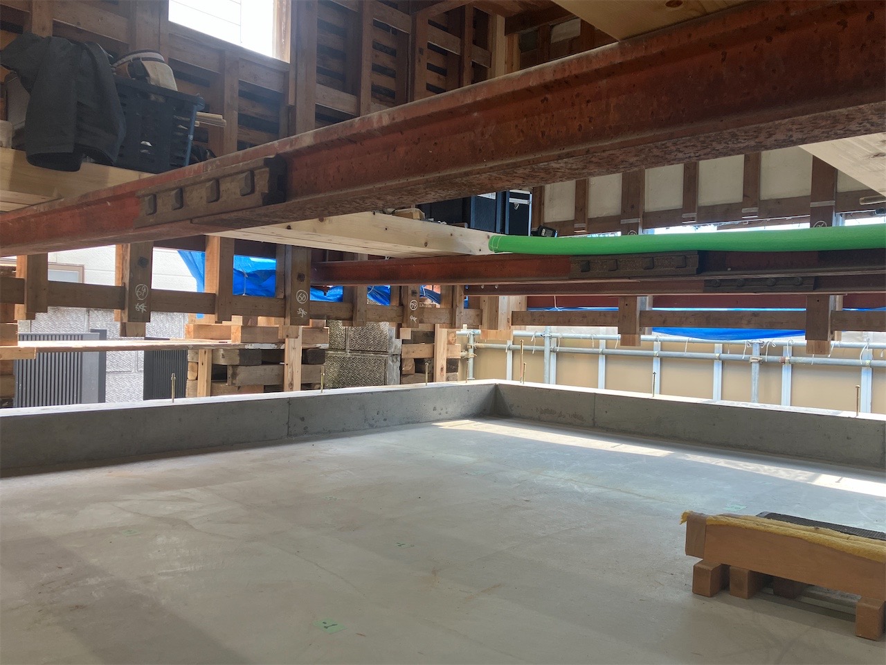 工事中の「MUSIC inn Fujieda」（2025年4月時点）（写真提供：渡辺建設株式会社）。