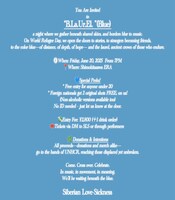 「B.La.Ur.El」告知ビジュアル（英語）