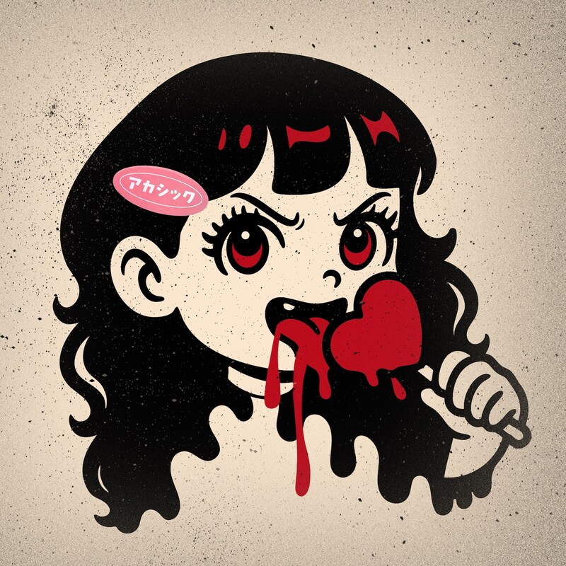 アカシック「ｶゝゎﾚヽﾚヽアタシ」配信ジャケット