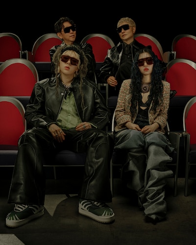 上段左から、☆Taku Takahashi（m-flo）、VERBAL（m-flo）。下段左から、ZICO、eill。