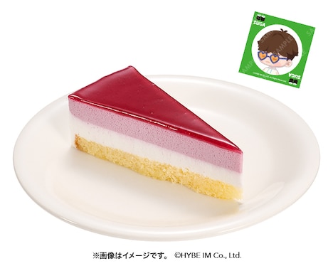 ぶどうとミルクのムースケーキ