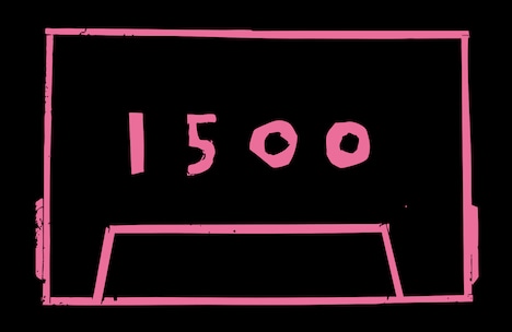 「ROCK'N'ROLL 1500」カセットテープジャケット