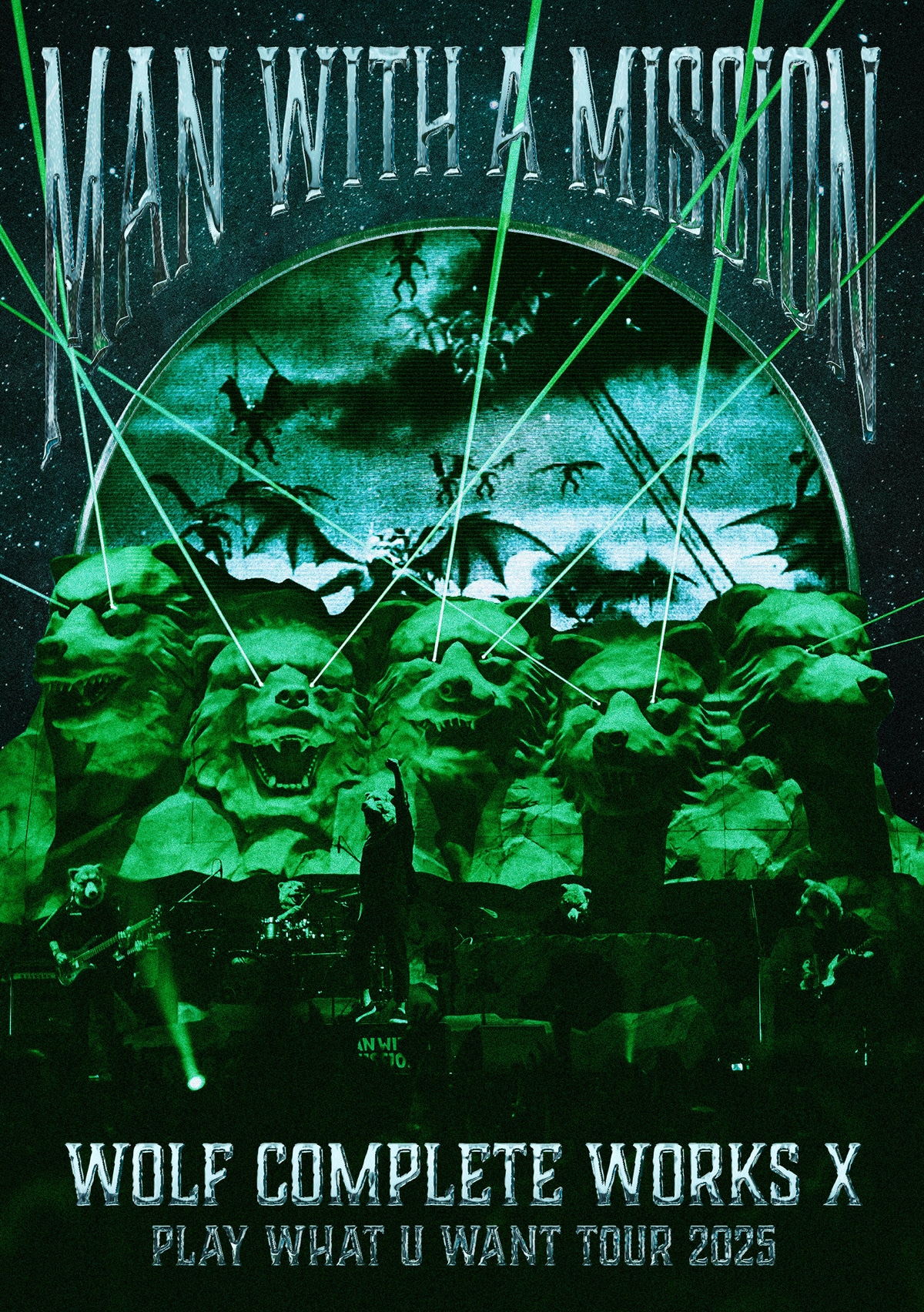 MAN WITH A MISSION「Wolf Complete Works X ～MAN WITH A "15th" MISSION PLAY WHAT U WANT TOUR 2025～」DVD（ライブ）