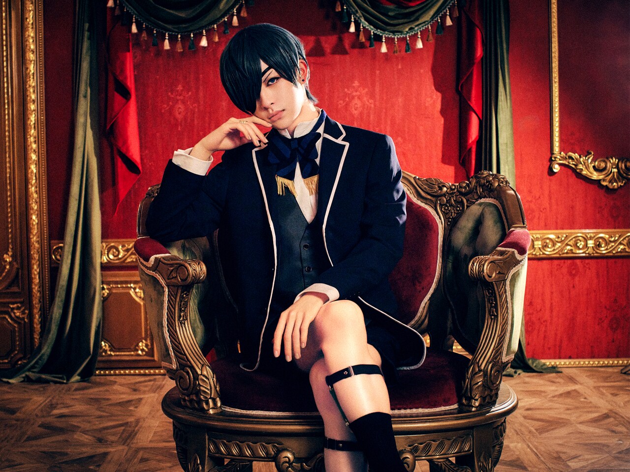 黒執事 シエル・ファントムハイヴ KEIGOがシエル・ファントムハイヴに扮した“FAN ART VISUAL”。 - 龍宮城