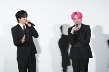 左から大平祥生、川尻蓮。Ⓒ2025「JO1 THE MOVIE『未完成』-Bon Voyage-」製作委員会