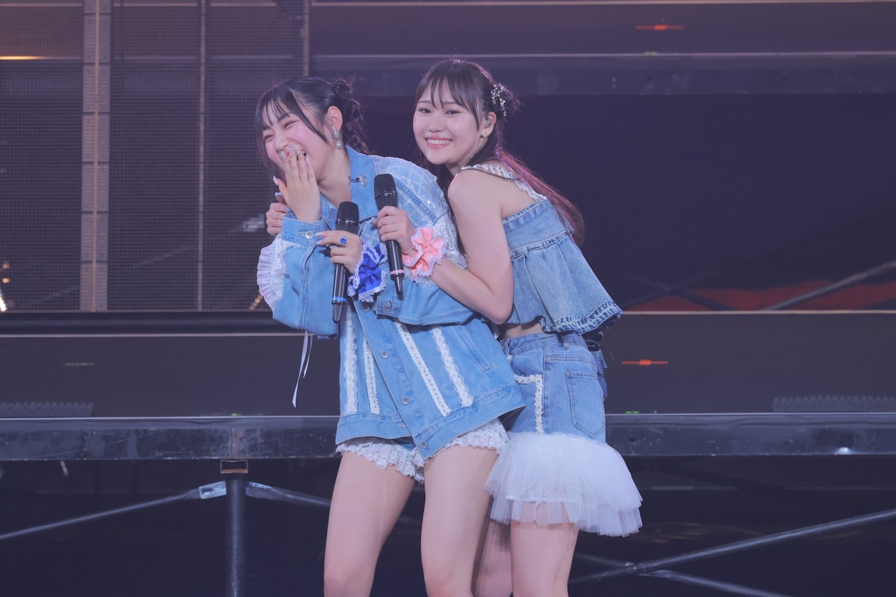 左から松永里愛、工藤由愛。 - Juice=Juiceに14歳のハロプロ研修