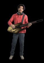 ゲーム内に登場する星野源。