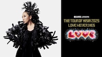 「STARTS presents THE TOUR OF MISIA 2025 LOVE NEVER DIES」キービジュアル