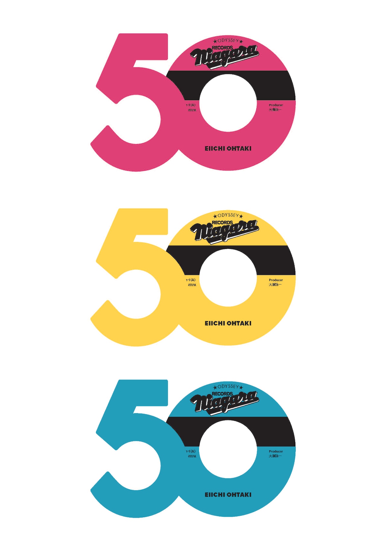 ナイアガラ・レコード50周年ロゴ ©︎THE NIAGARA ENTERPRISES