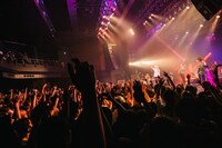 晩餐のパフォーマンスに沸くフロア。