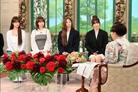 LE SSERAFIMと黒柳徹子。©︎テレビ朝日