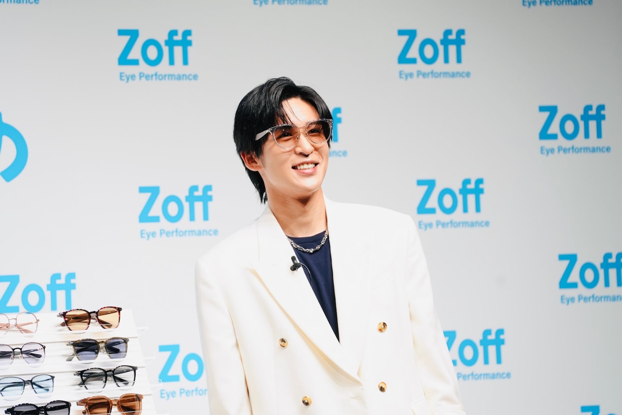Zoff サンカットグラス 目黒蓮さん着用 度なし スノーマン 目黒蓮がZoffグローバルアンバサダー就任、サンカットグラスで