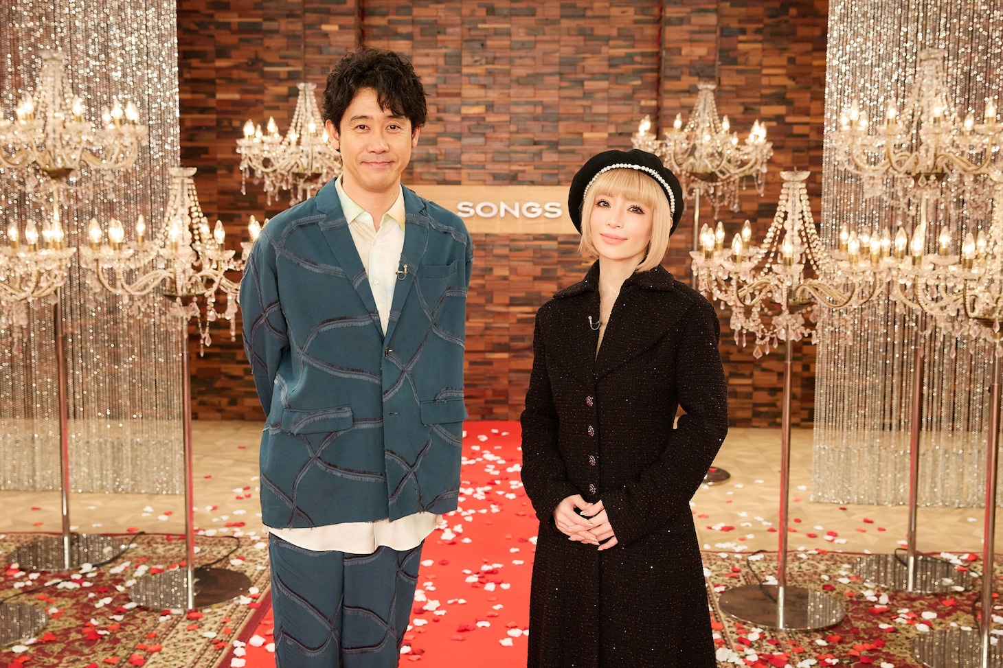 「SONGS」より、大泉洋と浜崎あゆみ。（写真提供：NHK）