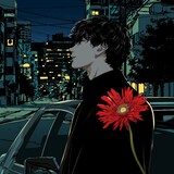 はらかなこ「一輪のKiss feat. KOTETSU」配信ジャケット