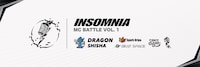 「INSOMNIA MC BATTLE Vol.1」ロゴ