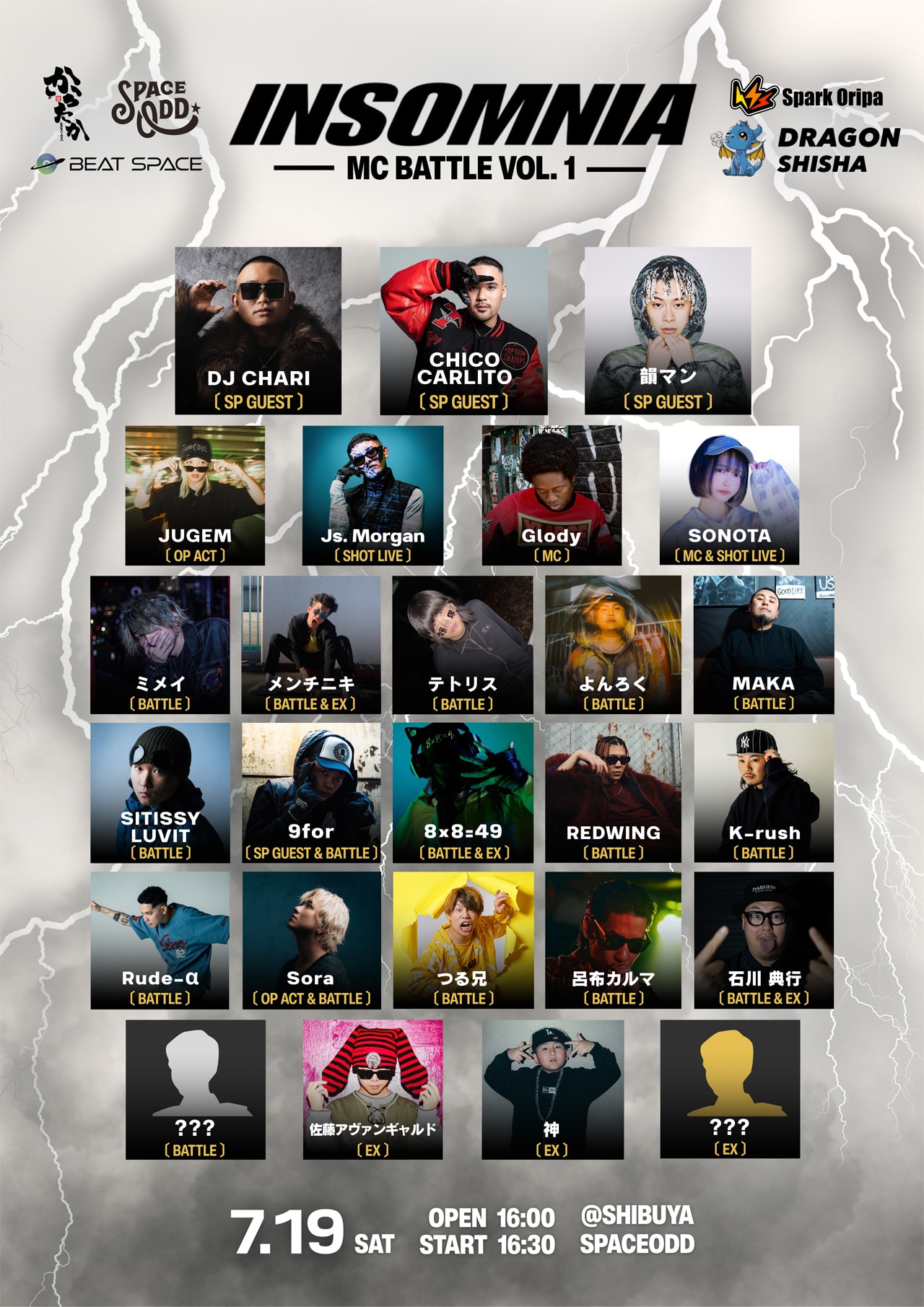 両国国技館「戦極MCBATTLE 第29章」DVD化、優勝したSAMをはじめ