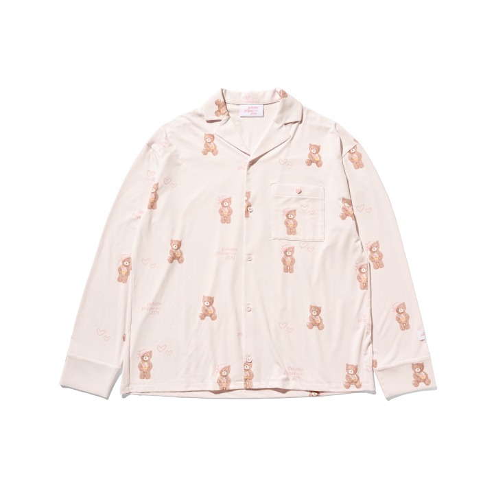 BEAR PATTERN SHIRT（PINK）