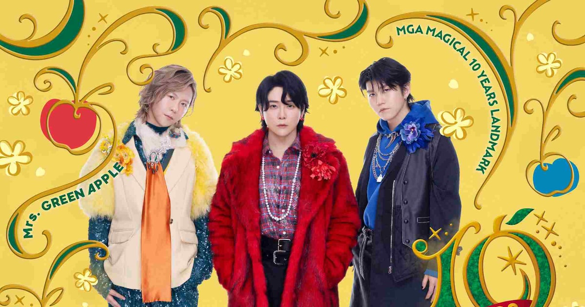 Mrs. GREEN APPLEのポップアップストアが全国10都市にオープン、三井 