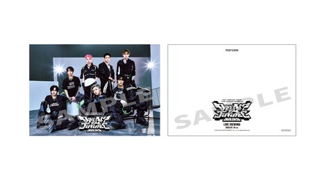 「『2025 NCT DREAM TOUR ＜THE DREAM SHOW 4 : DREAM THE FUTURE＞』ライブビューイング」特典ポストカードのデザイン。