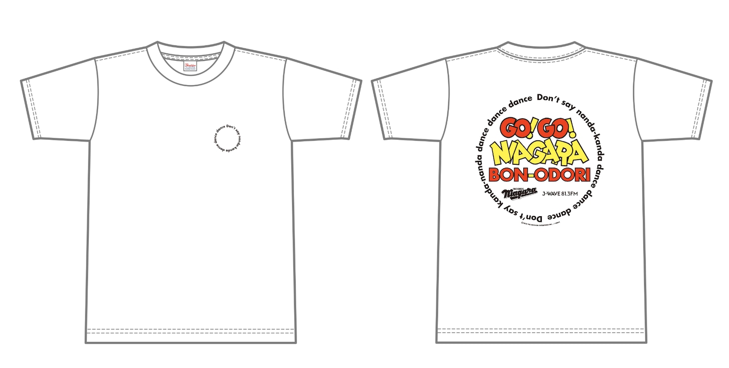 GO!GO! NIAGARA BON-ODORI Tシャツ（WHITE）