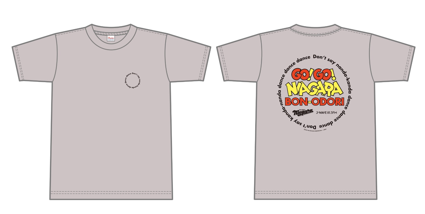 GO!GO! NIAGARA BON-ODORI Tシャツ（GRAY）