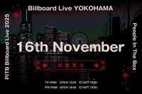 「People In The Box “PITB Billboard Live 2025”」フライヤー