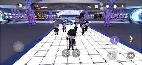 UVERworldのメタバース空間。