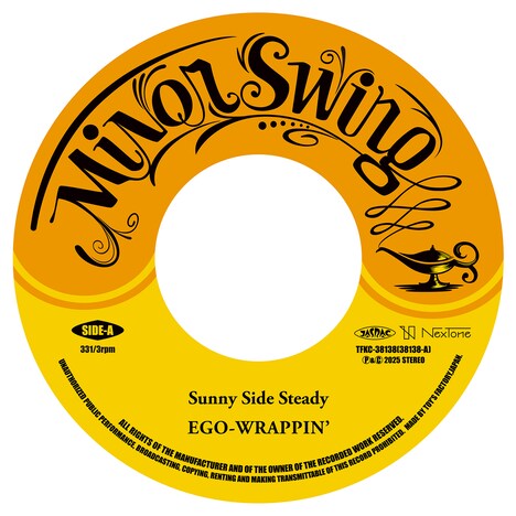 EGO-WRAPPIN'「Sunny Side Steady / Sunny Side Dub -Prince Fatty Dubwise-」アナログ盤ジャケット