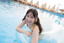 大村杏（SKE48）1st写真集（タイトル未定）の掲載ショット。©︎佐藤佑一（秋田書店）2025