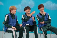 左から松倉海斗、松丸亮吾、宮田俊哉。 ©テレビ朝日