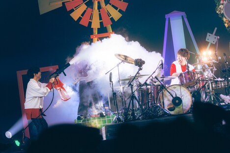 「sumika Live Tour 2025『Vermilion’s』」埼玉・さいたまスーパーアリーナ公演の様子。