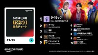 「2025年上半期 Top 50 総合チャート」