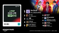 「2025年上半期 Top 50 J-POP」